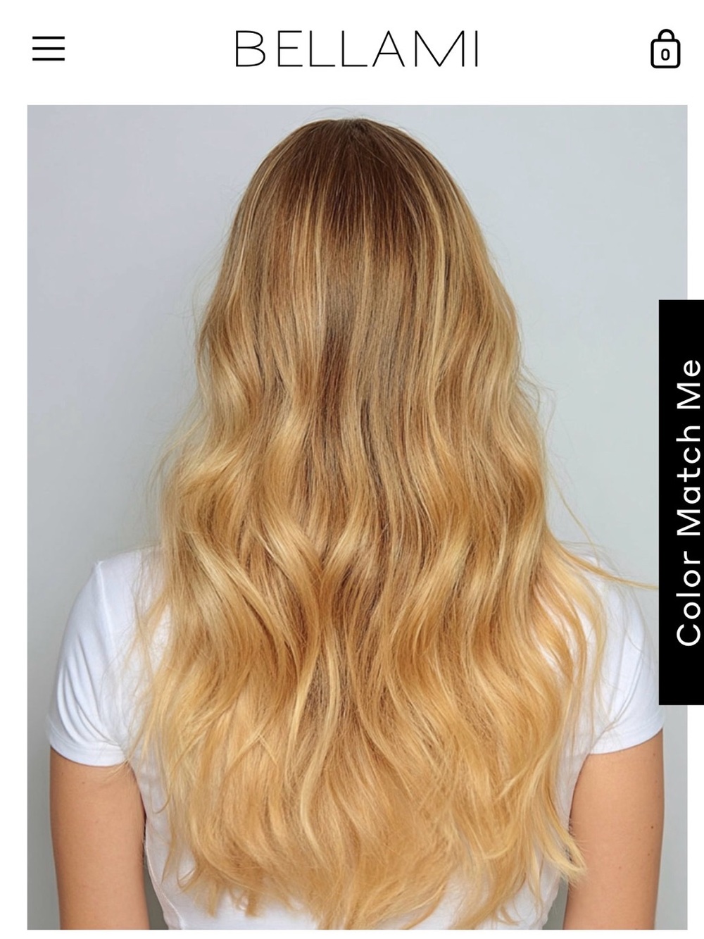 BELLAMI Silk Seam Golden Hour Blonde Balayage Hair Extensions 22inch 240g